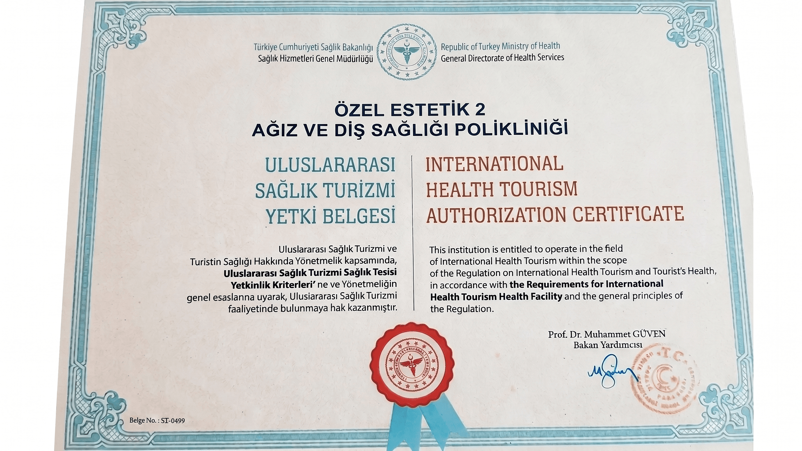 Özel Estetik 2 Ağız ve Diş Sağlığı Polikliniği